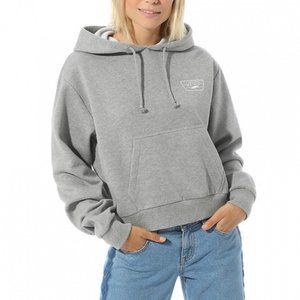 Vans Off the Wall Cropped Gray Hoodie